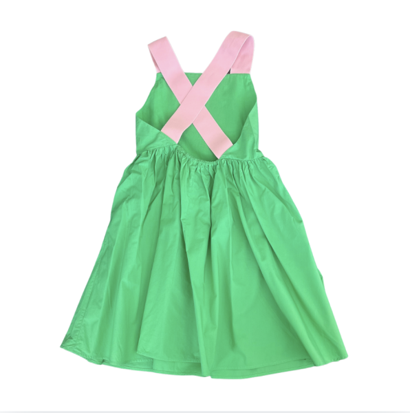 Cos Yeşil Pembe Yazlık Elbise 6 8. yaş