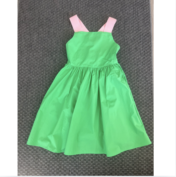 Cos Yeşil Pembe Yazlık Elbise 6 8. yaş