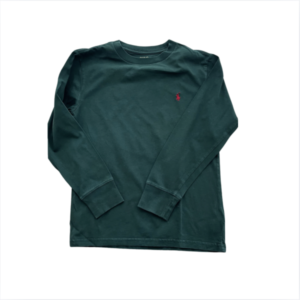 Ralph Lauren Uzun Kollu Yeşil tshirt 8 yaş