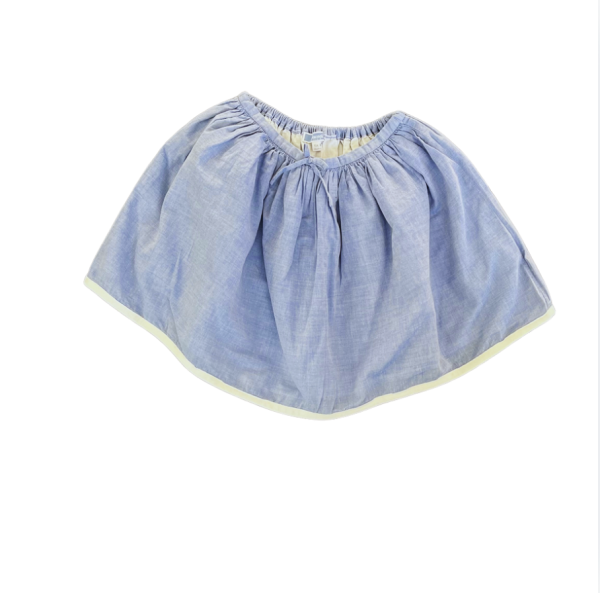 Jacadi mavi yazlık etek 6 yaş