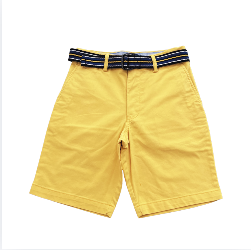 Ralph Lauren Sarı Kemerli Şort 10 yaş