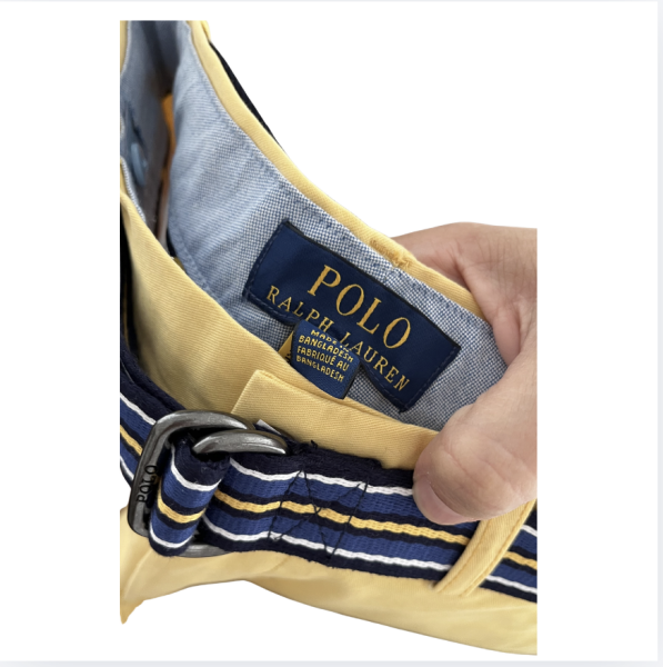 Ralph Lauren Sarı Kemerli Şort 10 yaş