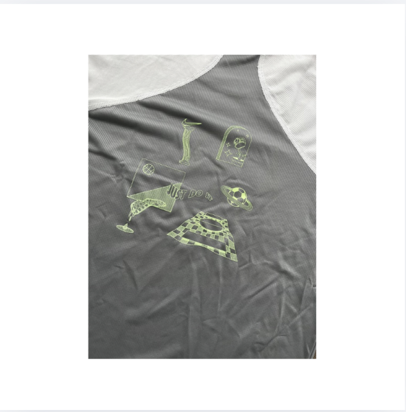 Nike Gri Beyaz Dry Fit Tshirt 8 10 yaş