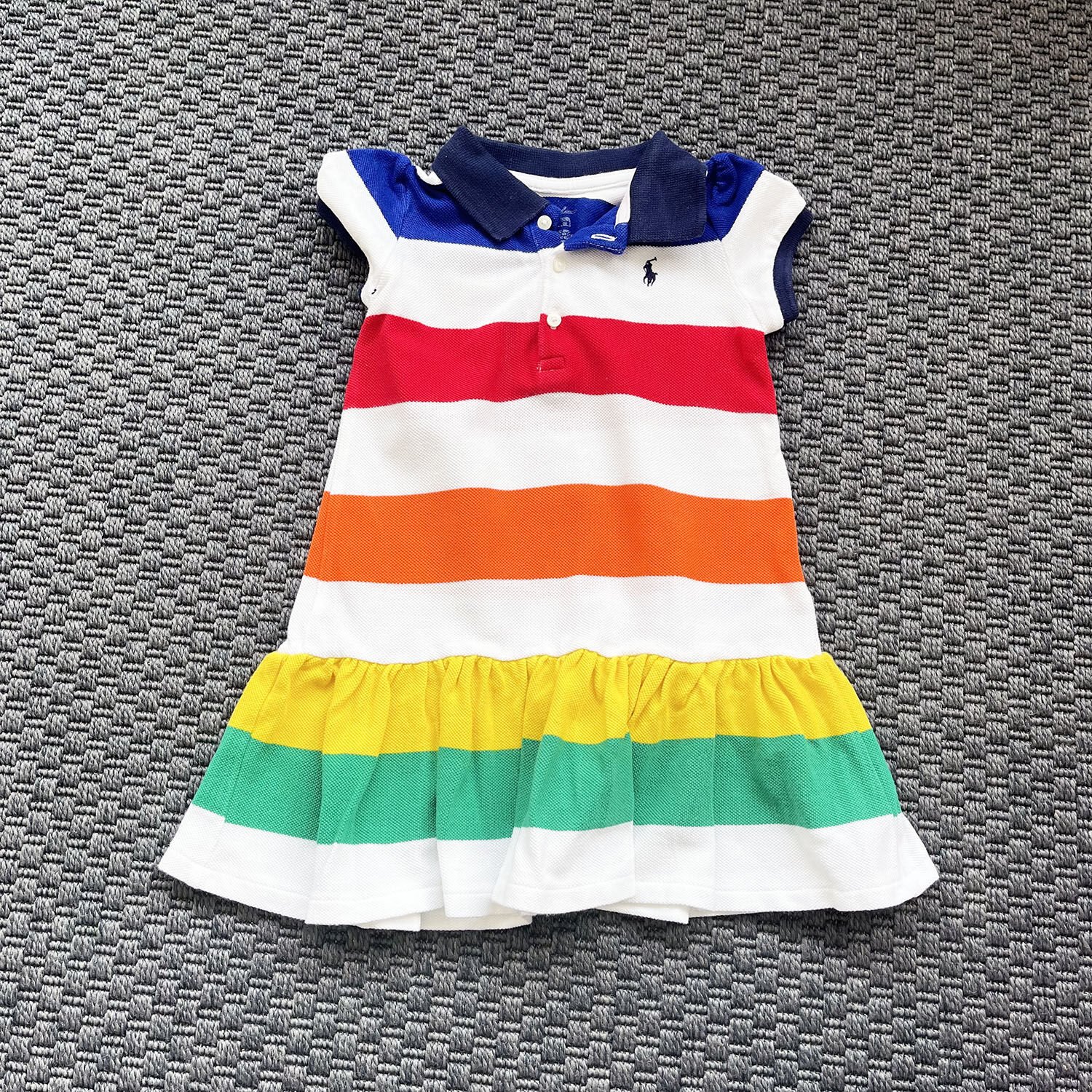 Ralph Lauren Renkli Şeritli Elbise 18 ay