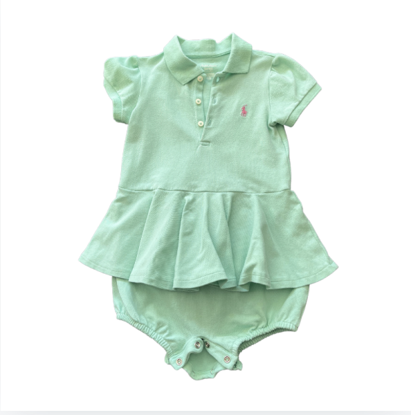 Ralph Lauren Yeşil Elbise 24 ay