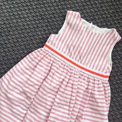 Jacadi Pembe Çizgili Elbise 3 yaş