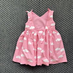 Jacadi Bulutlu Pembe Elbise 3 yaş