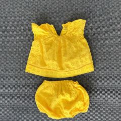 Ralph Lauren Sarı Dantelli Şort Tshirt Takım 3 ay