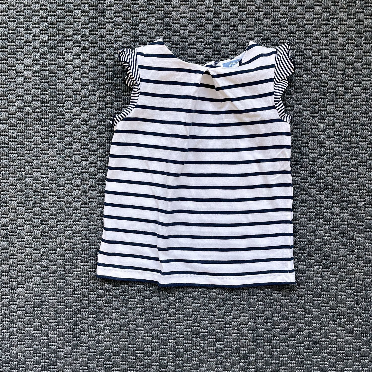 Jacadi Lacivert Beyaz Çizgili Tshirt 3 yaş