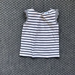Jacadi Lacivert Beyaz Çizgili Tshirt 3 yaş