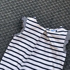 Jacadi Lacivert Beyaz Çizgili Tshirt 3 yaş