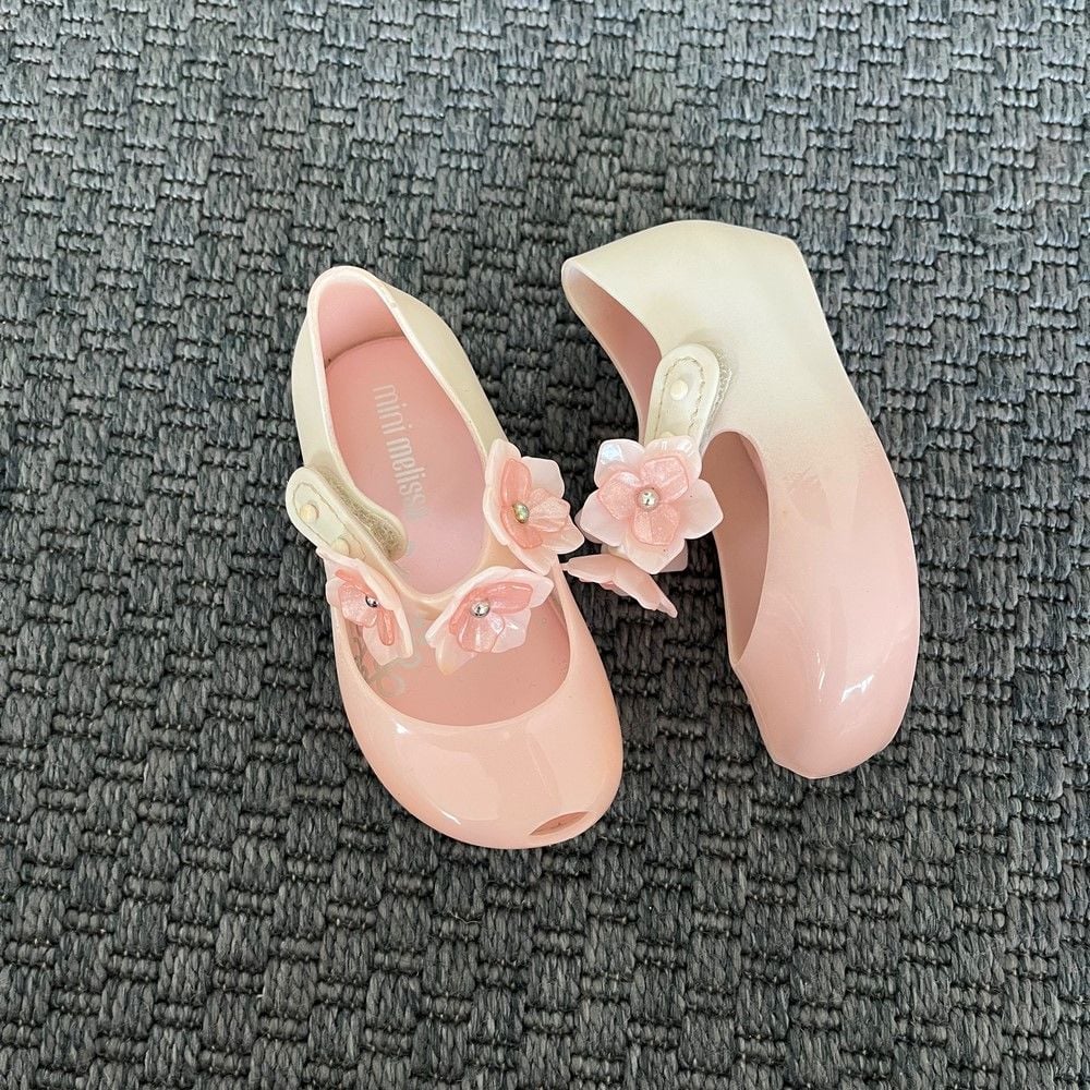 Mini Melissa Pembe Plaj Ayakkabıları 21 Numara