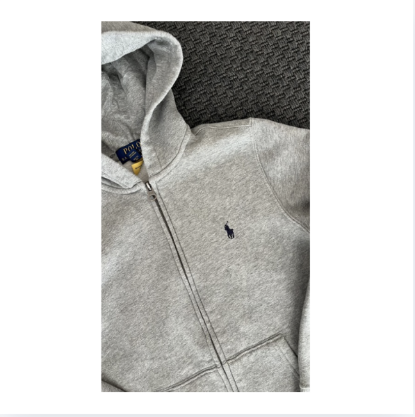 Ralph Lauren İçi şardonlu gri sewatshirt 10 12 yaş