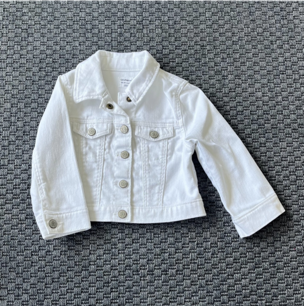 Gap beyaz denim ceket 18 24 ay