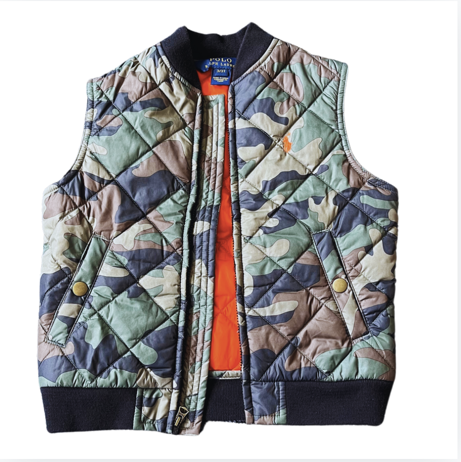 Ralph Lauren Kamuflaj yelek 3 yaş