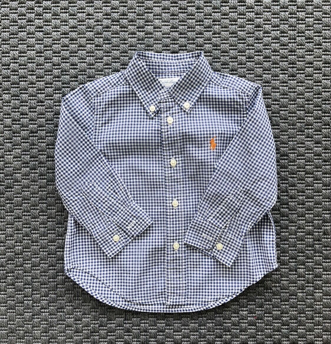 Ralph Lauren Lacivert Pötikare gömlek 12 ay