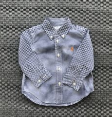 Ralph Lauren Lacivert Pötikare gömlek 12 ay