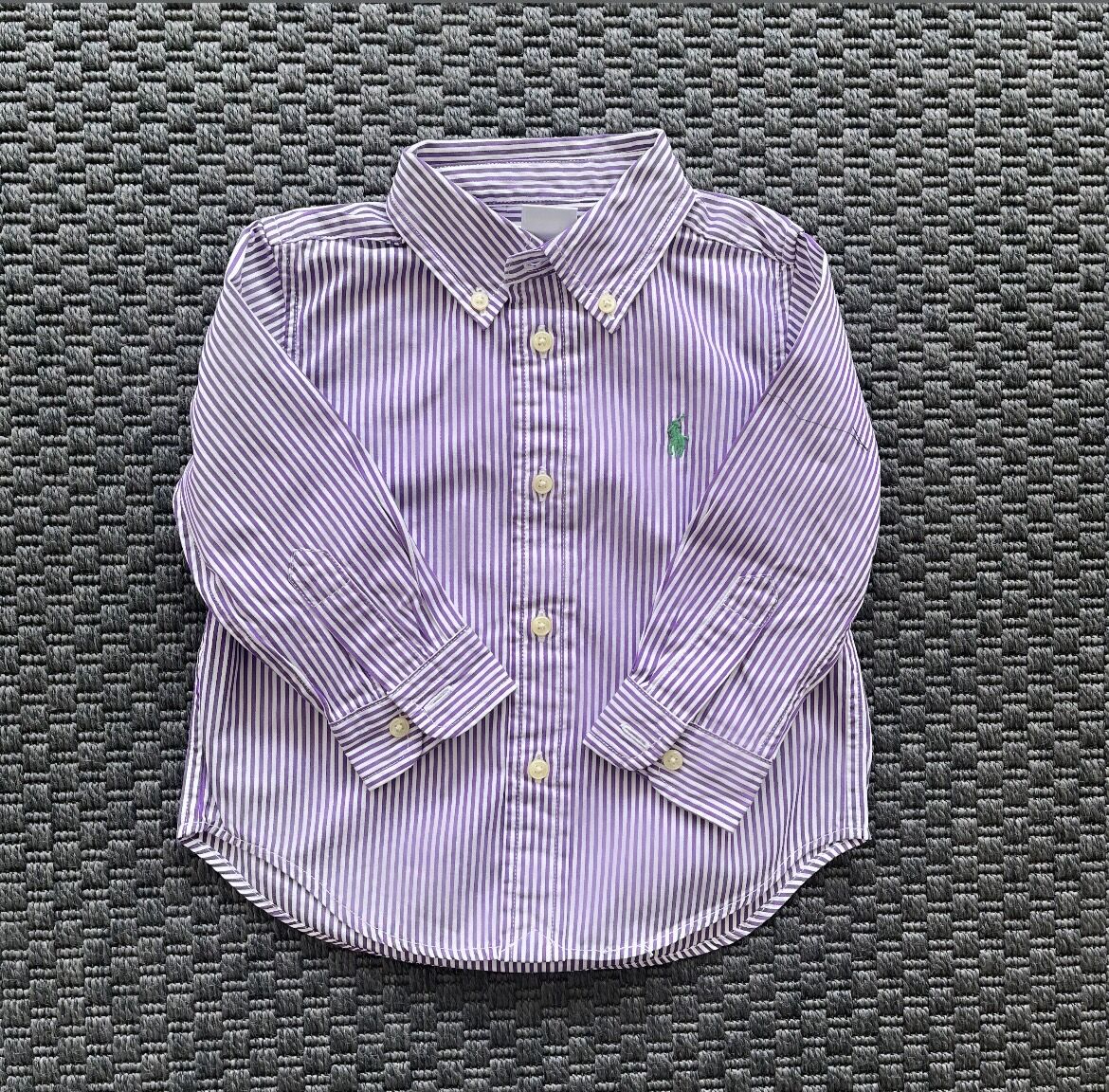 Ralph Lauren Mor çizgili Gömlek 18 ay yılbaşı