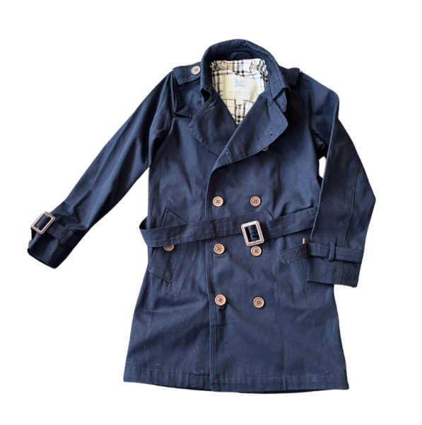 Burberry Lacivert Trenchcoat 3 4 yaş