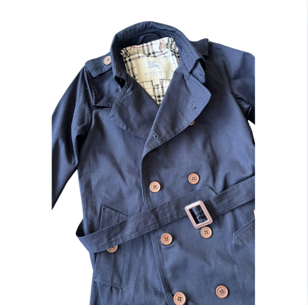 Burberry Lacivert Trenchcoat 3 4 yaş
