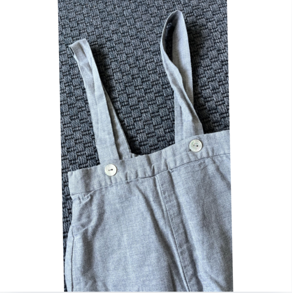 Jacadi askılı keten pantolon 12 ay