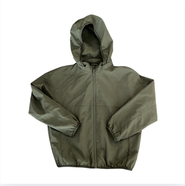 Uniqlo Nefti Yeşil Yağmurluk 7 8 yaş