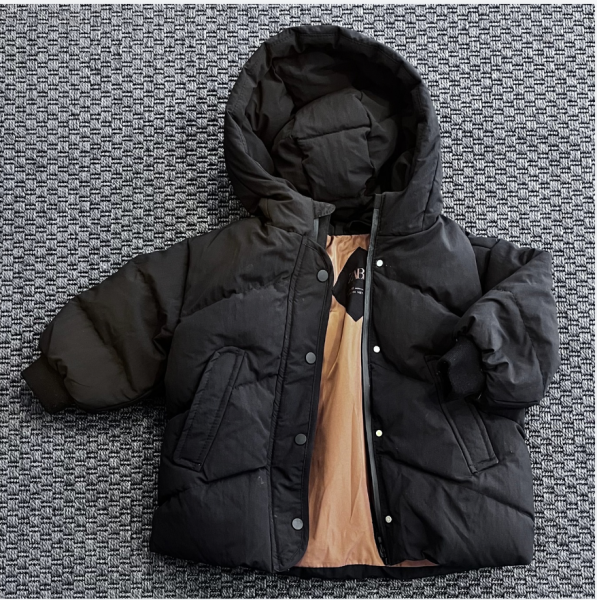 Zara Siyah Puffer mont 12 18 ay