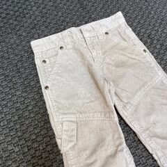 The Little White Company Bej Kadife Pantolon 3-4 yaş yılbaşı