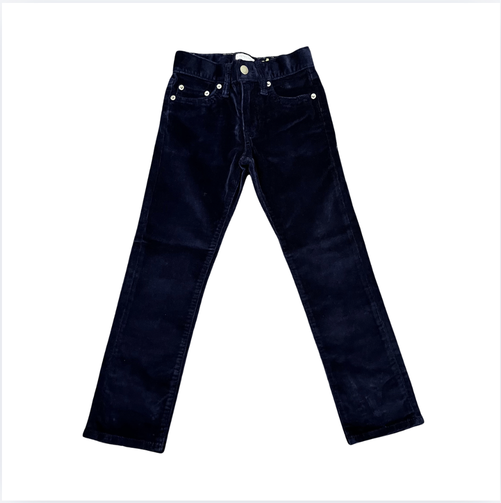 Crewcuts Lacivert Fitilli Kadife Pantolon 6 yaş