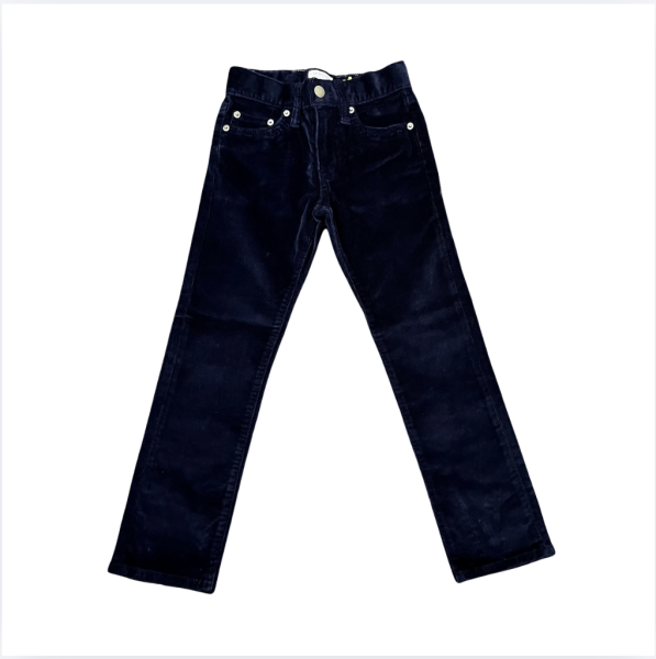 Crewcuts Lacivert Fitilli Kadife Pantolon 6 yaş