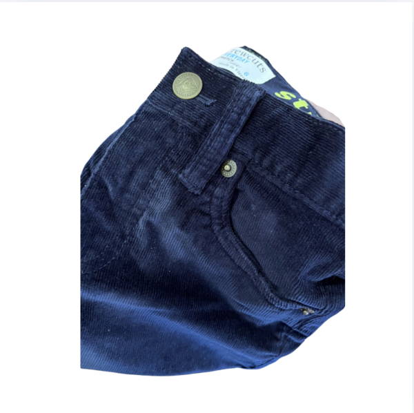 Crewcuts Lacivert Fitilli Kadife Pantolon 6 yaş