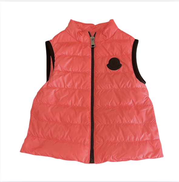 Moncler Pembe yelek 6 yaş