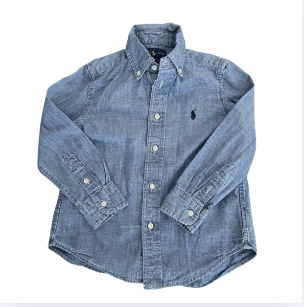 Ralph Lauren Mavi Denim Gömlek 4 yaş