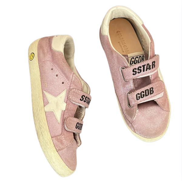 Golden Goose Pembe simli ayakkabılar 34 numara
