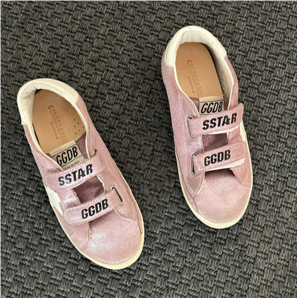 Golden Goose Pembe simli ayakkabılar 34 numara