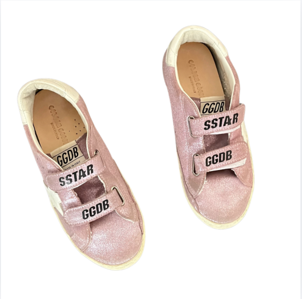 Golden Goose Pembe simli ayakkabılar 34 numara