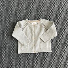 Zara Gri Hırka Kız 9- 12 ay kazak