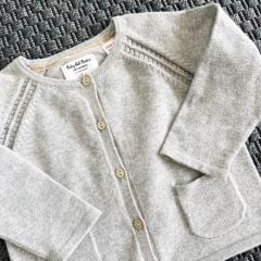 Zara Gri Hırka Kız 9- 12 ay kazak