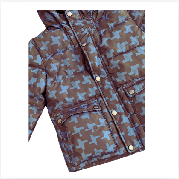 Burberry Mavi Siyah Puffer Mont 3 yaş kayak yılbaşı