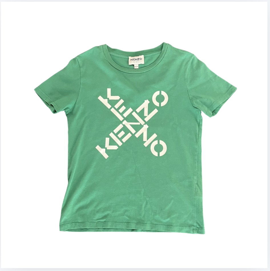 Kenzo yeşil tshirt 8 yaş 128 cm
