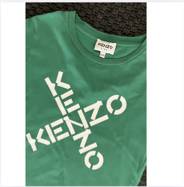 Kenzo yeşil tshirt 8 yaş 128 cm
