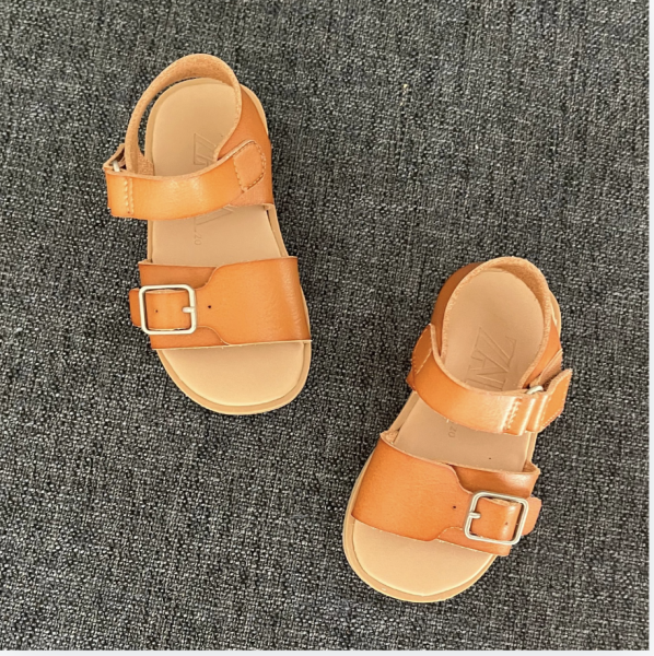 Zara taba rengi sandalet 20 numara