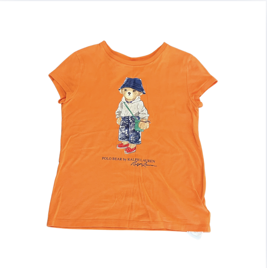 Ralph Lauren preppy Bear t shirt 8 10 yaş