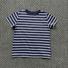 Ralph Lauren Lacivert Beyaz Çizgili tshirt 7 yaş