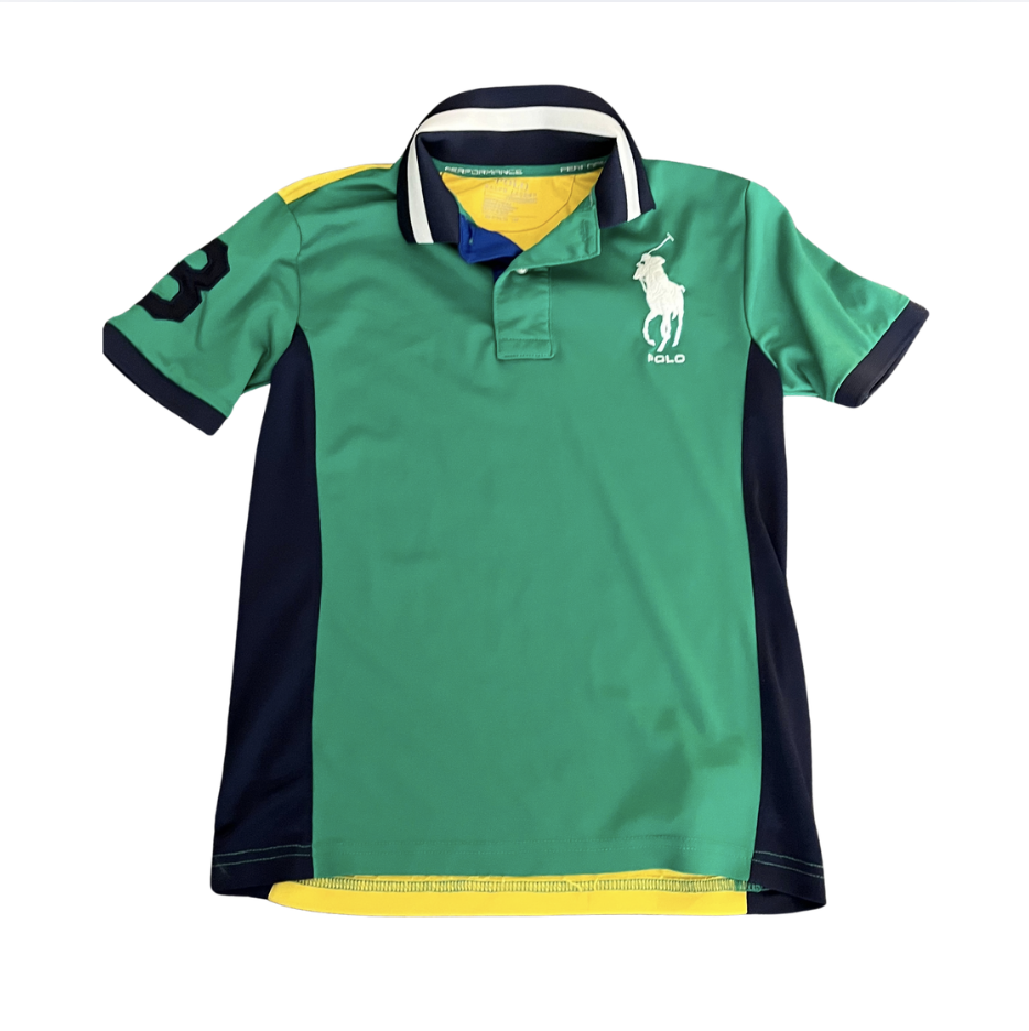 Ralph Lauren Yeşil Performance tshirt 10 12 yaş