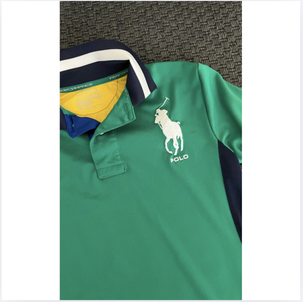 Ralph Lauren Yeşil Performance tshirt 10 12 yaş