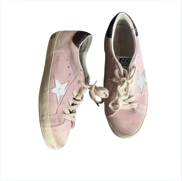 Golden Goose Super Star Pembe Süet ayakkabılar 35 numars