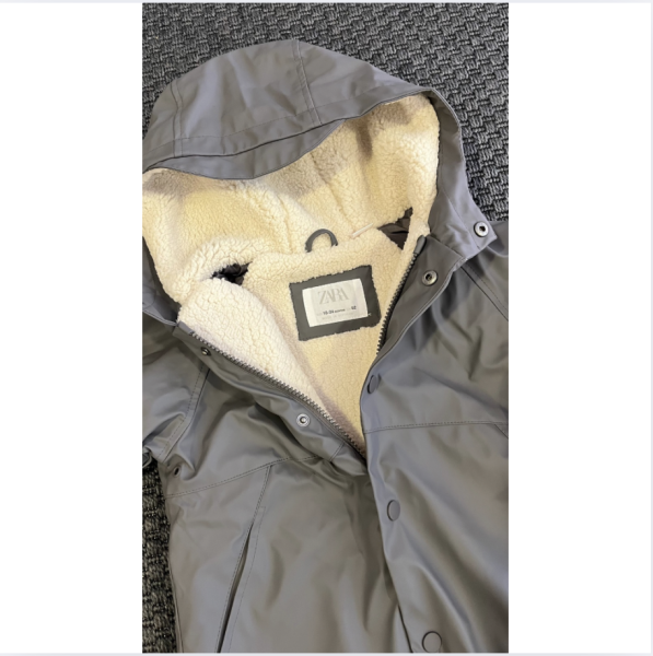 Zara İçi polar mont yağmurluk 18 24 ay