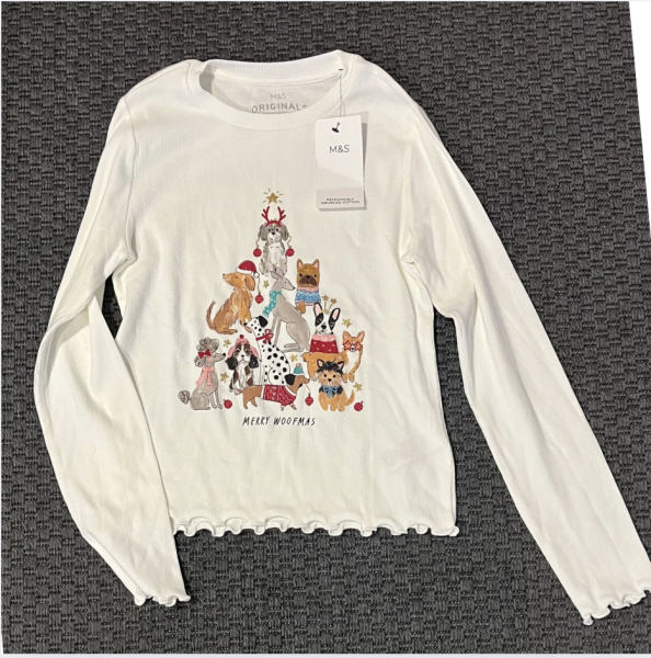 Mothercare etiketli uzun kollu tshirt 11-12 yaş