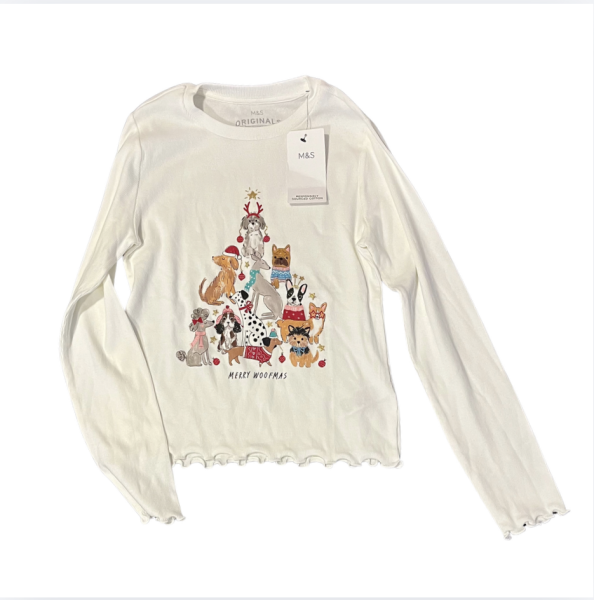 Mothercare etiketli uzun kollu tshirt 11-12 yaş